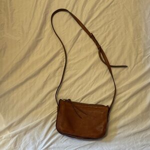 Madewell Brown Leather Crossbody Bag